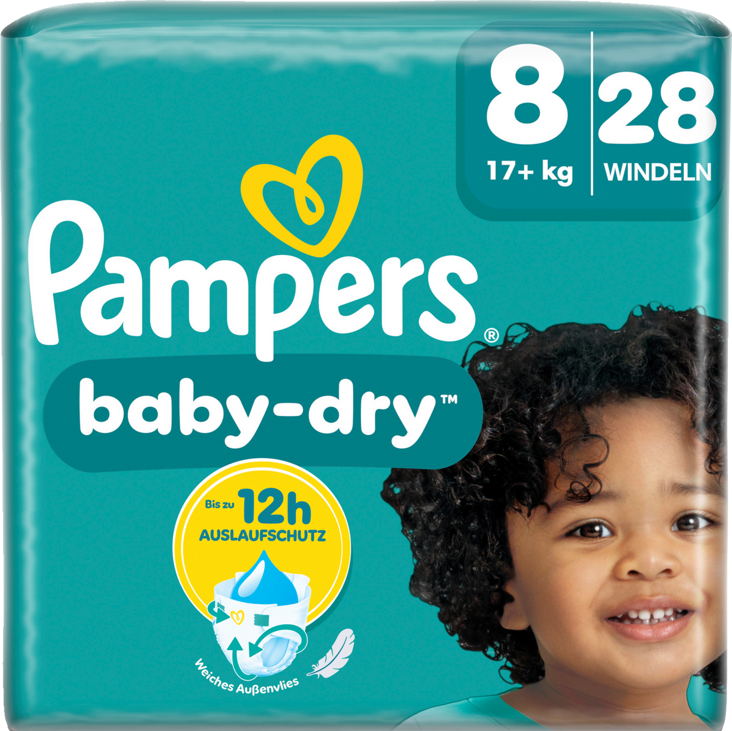 Pampers Baby Dry T8 XL Plus 17+ Kg (4x28 pz)