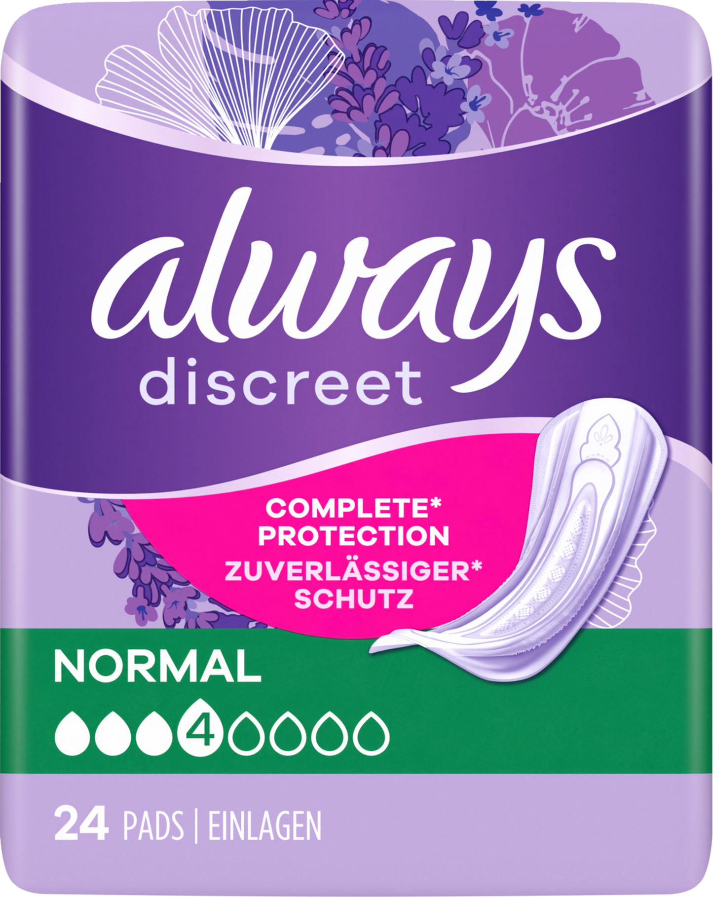 Always Discreet Assorbenti Per Incontinenza Normale (96 pz) Confezione Mensile