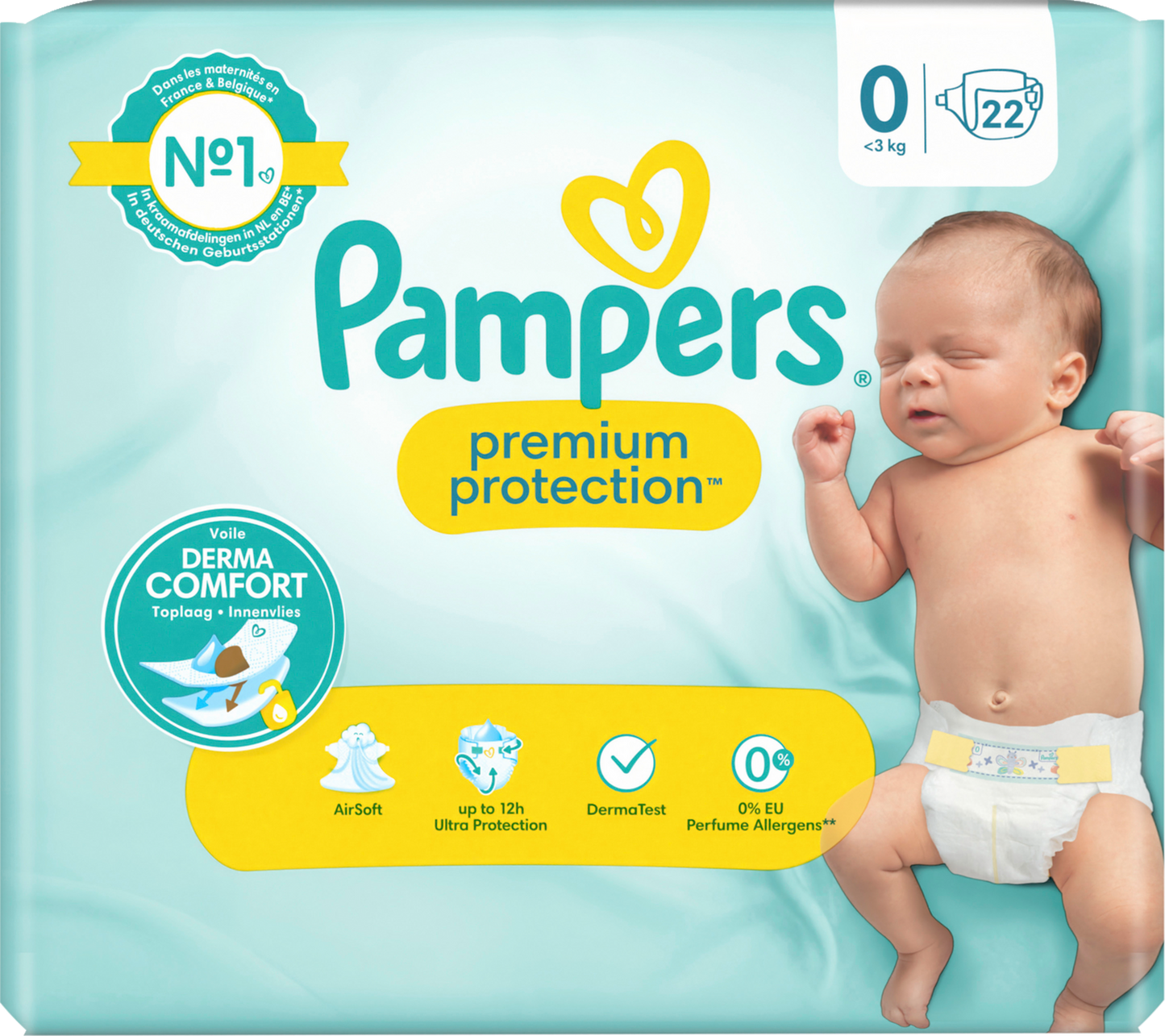 Pampers Premium Protection T0 Micro <3kg 6x22 pz