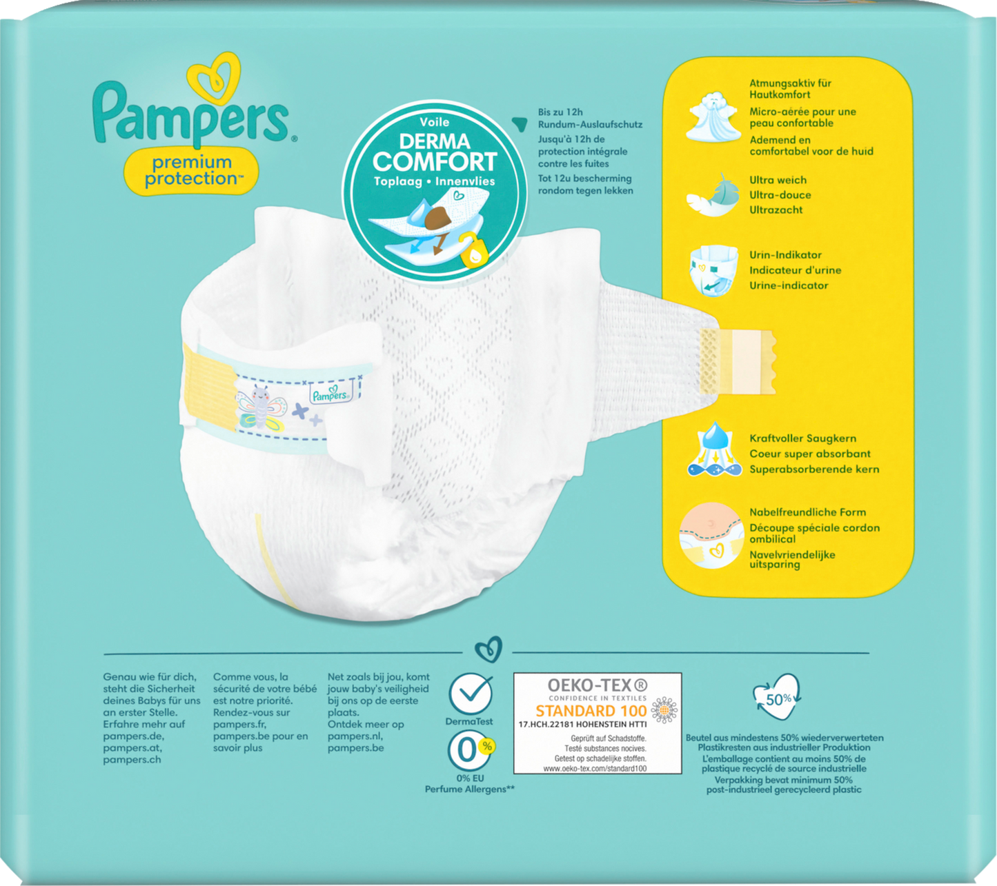 Pampers Premium Protection T0 Micro <3kg 6x22 pz