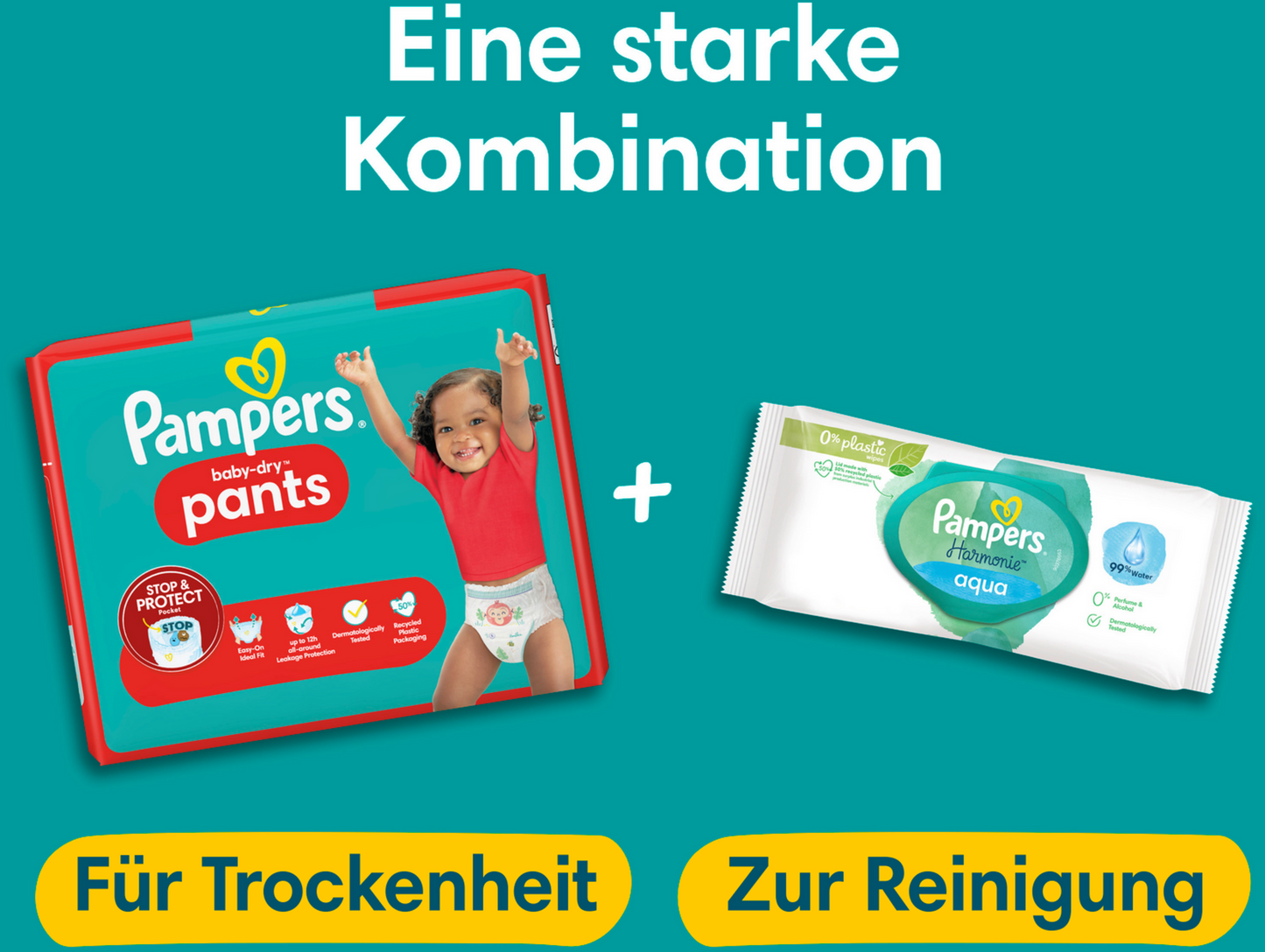 Pampers Baby Dry Pants T4 Maxi 8-15 Kg (2x42 pz)