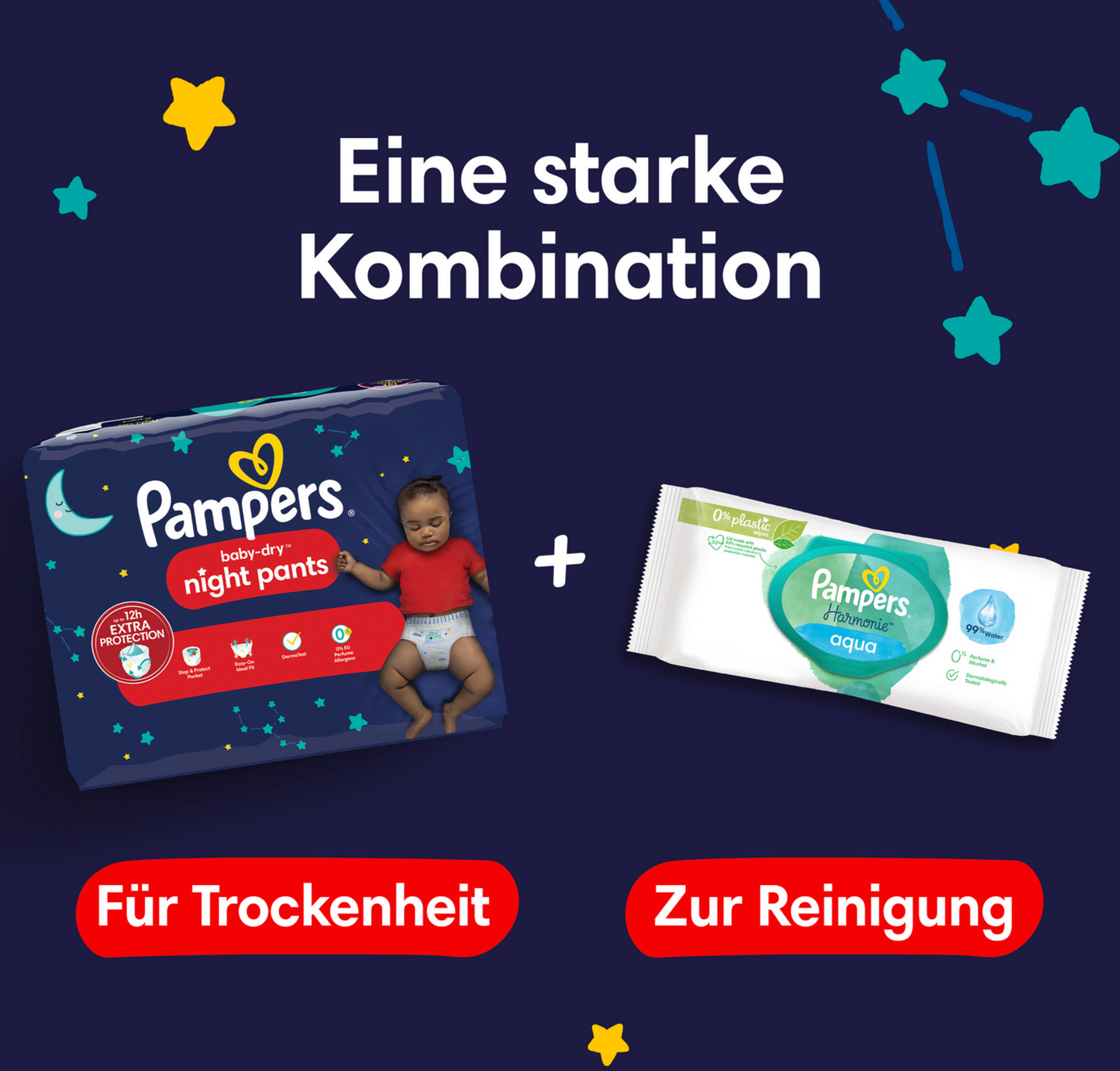 Pampers Baby-Dry Night Pants T5 Junior 12-17kg Box (160 pz)