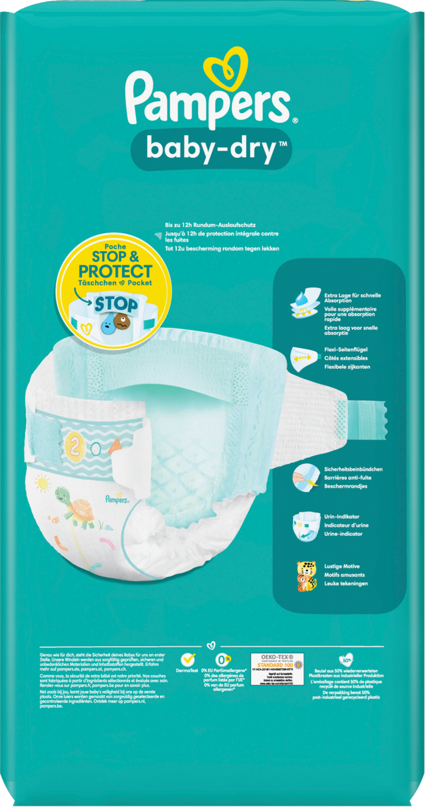 Pampers Baby-Dry T2 Mini 4-8kg (2x58 pz)