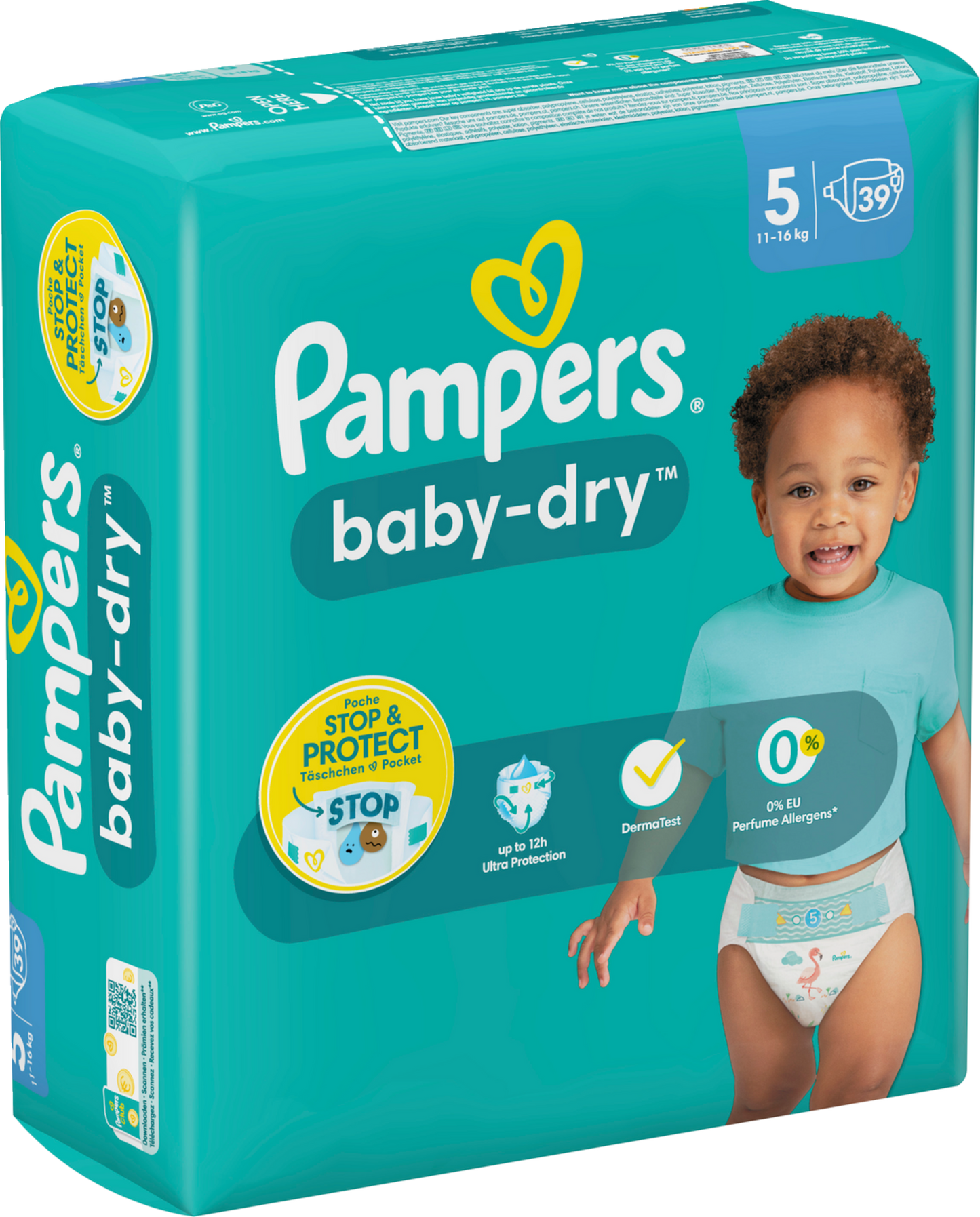 Pampers Baby-Dry T5 Junior 11-16kg (4x39 pz)