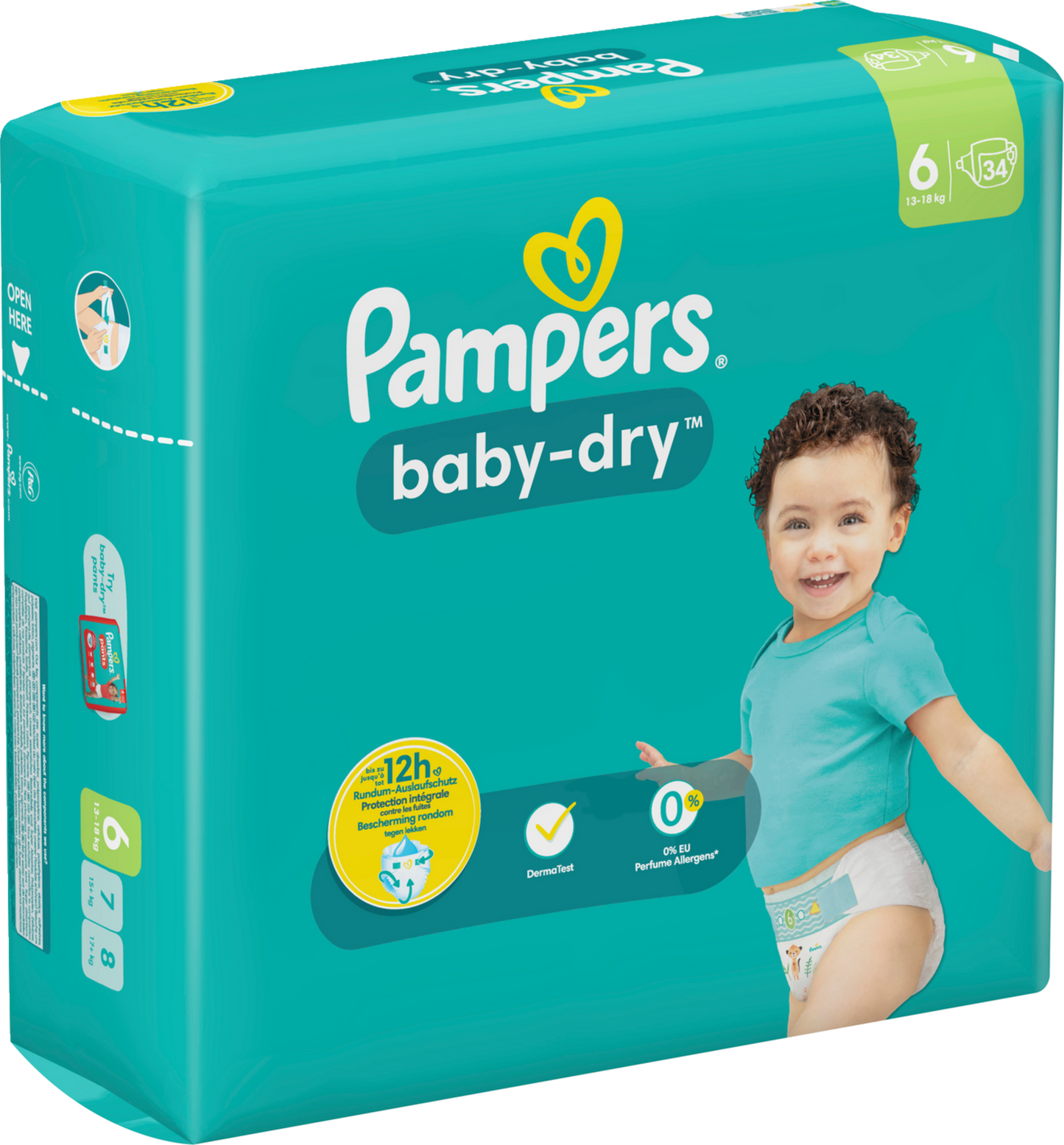 Pampers Baby Dry T6 XL 13-18 Kg (4x34 pz)