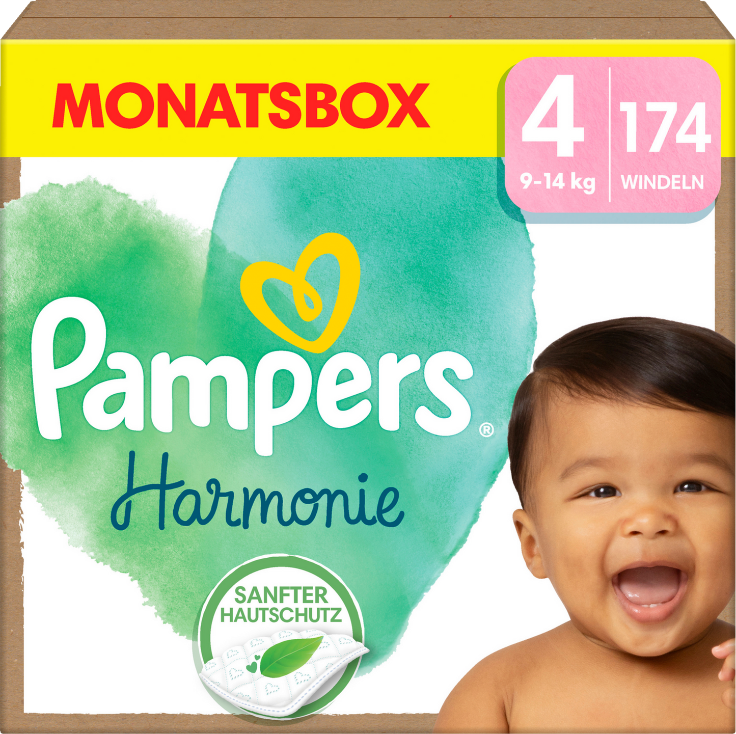 Pampers Harmonie T4 Maxi 9-14kg Box (174 pz)
