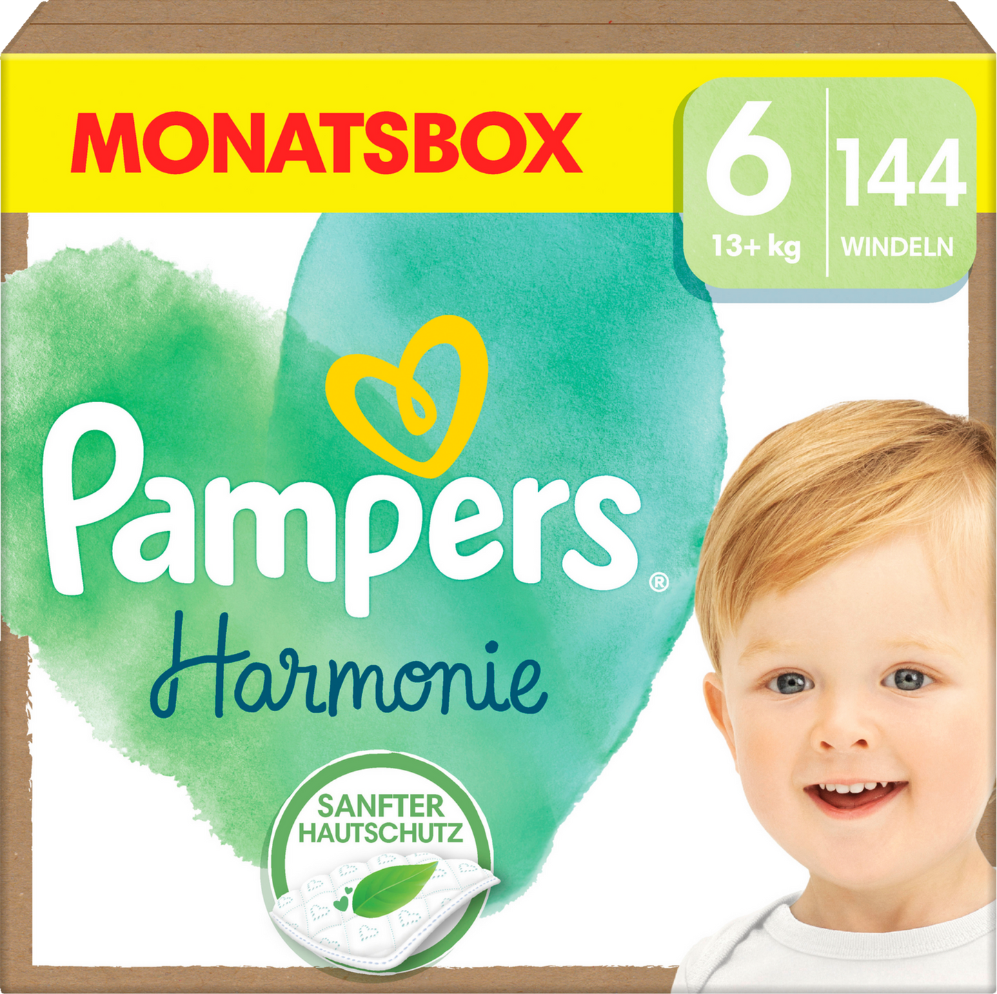 Pampers Harmonie T6 XL 13+kg Box (144 pz)