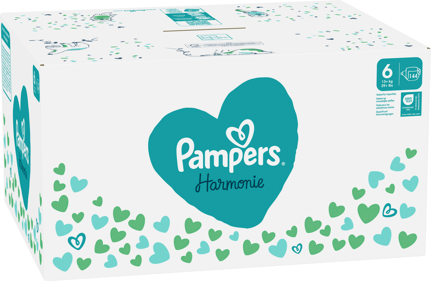 Pampers Harmonie T6 XL 13+kg Box (144 pz)