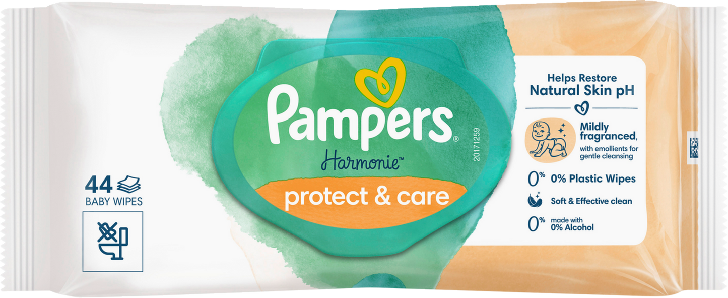 Pampers Harmonie Protect & Care Salviettine (44 pz)