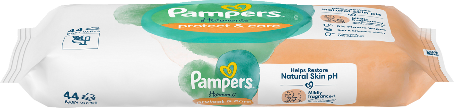 Pampers Harmonie Protect & Care Salviettine (44 pz)