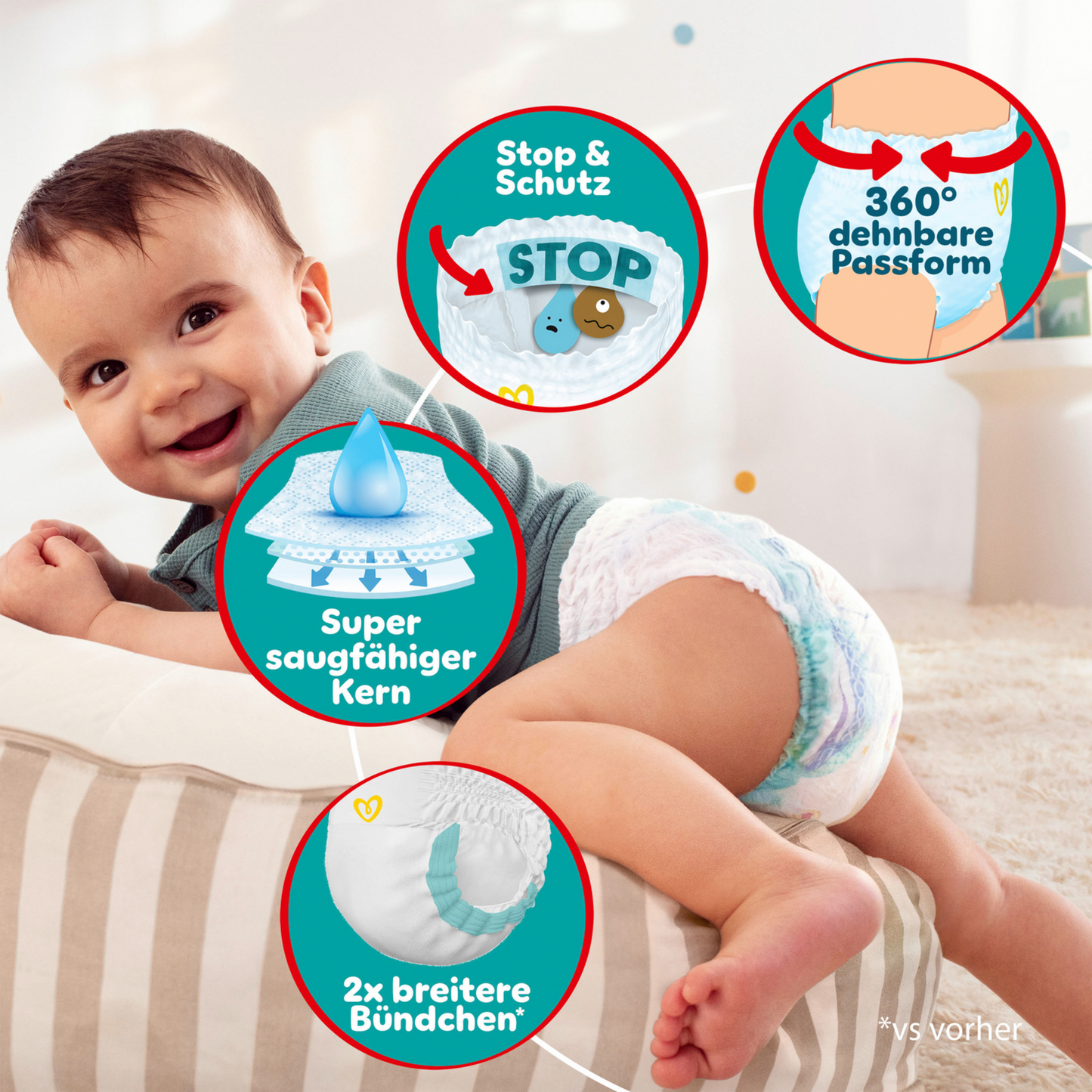 Pampers Baby-Dry PANTS T8 XXXL 17+kg Box (117 pz)