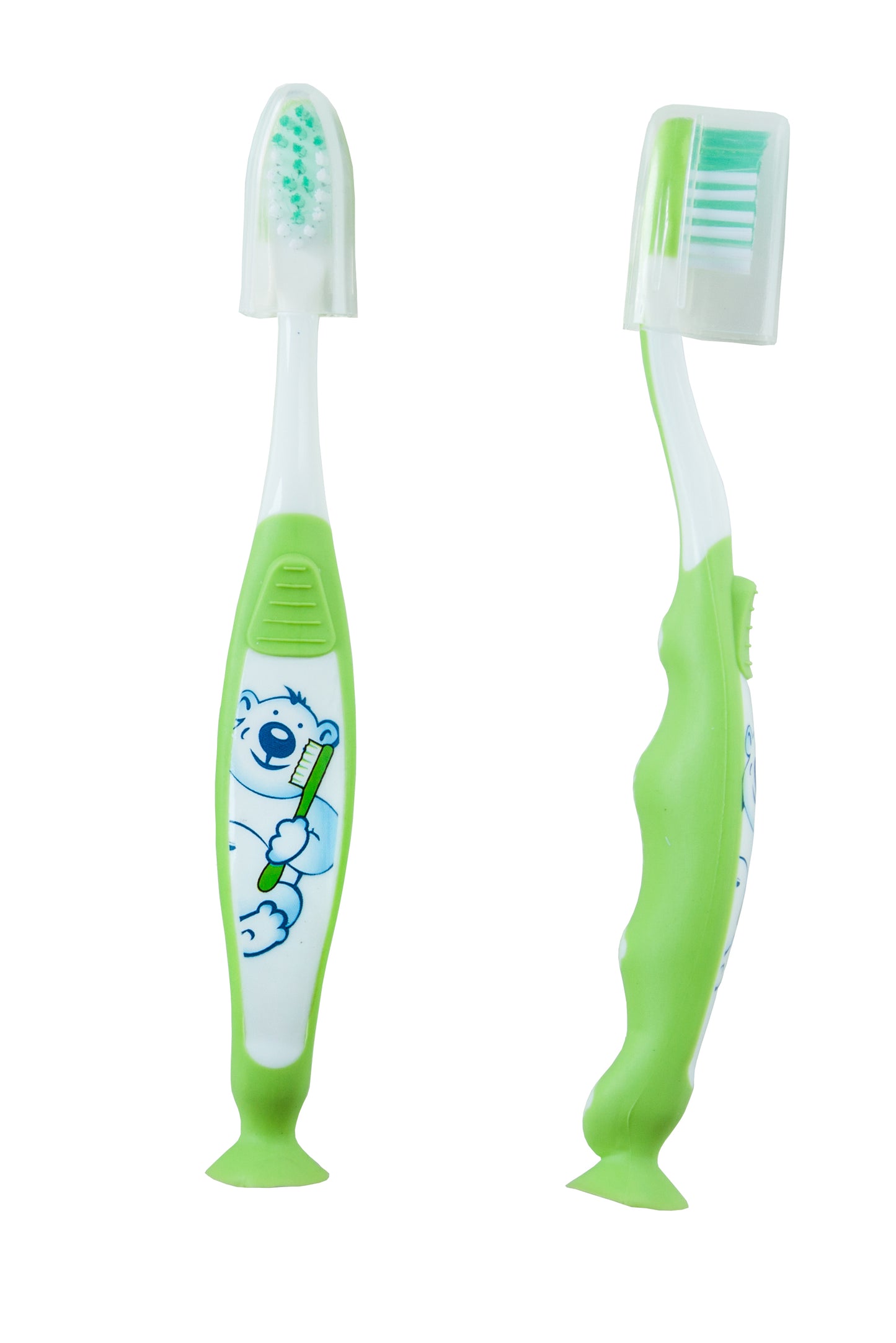Spazzolino per bambini 3-7 anni verde (1 pz)
