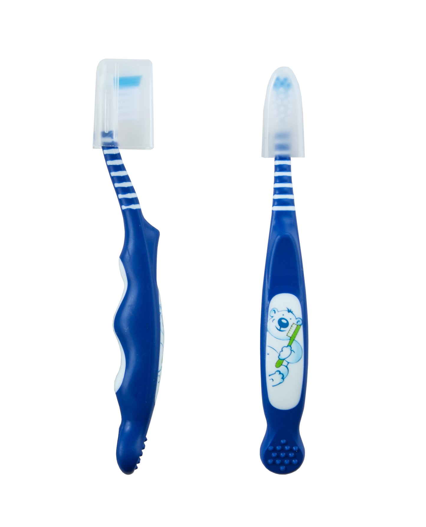 Brosses à dents pour enfants 0-3 ans bleu (10 pces)