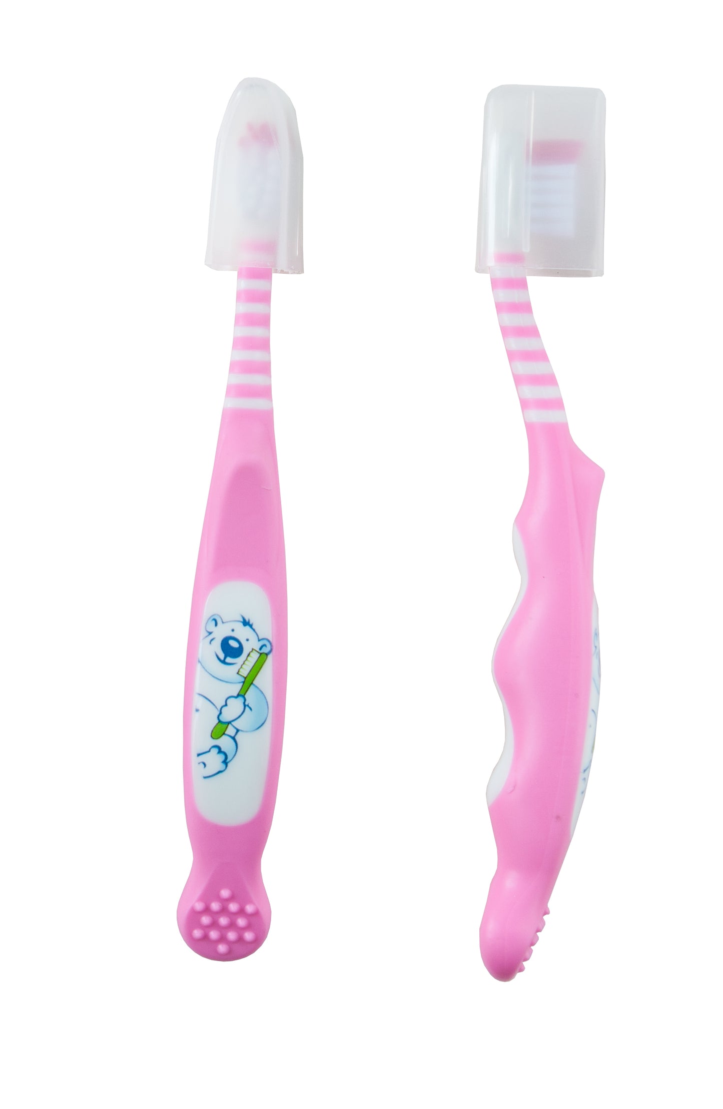Spazzolino per bambini 0-3 anni rosa (10 pz)
