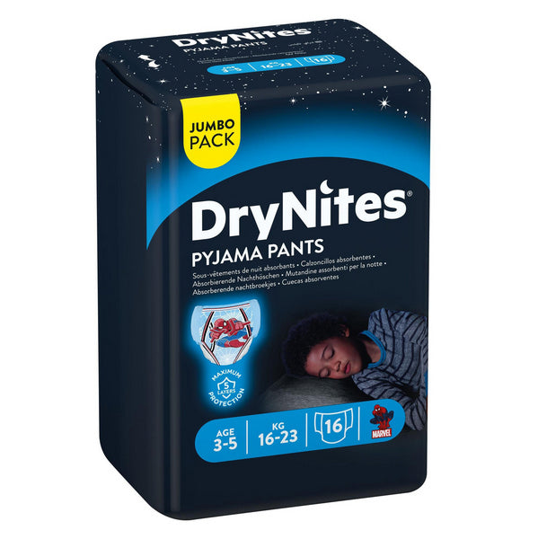 Huggies DryNites® Pyjama Pants Boy 3-4 Anni (12-21 kg) 16 pz