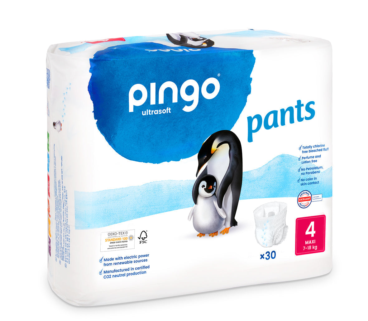 Pingo Pants T4 Maxi 7-18 kg (30 pz)