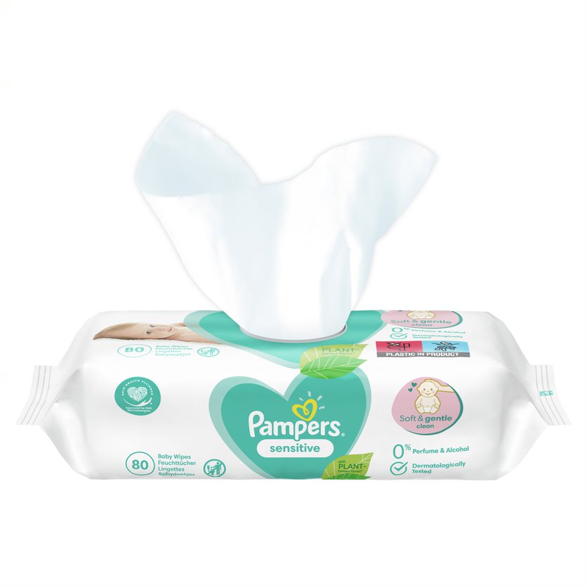 Pampers salviettine umidificate sensitive (80 pz)