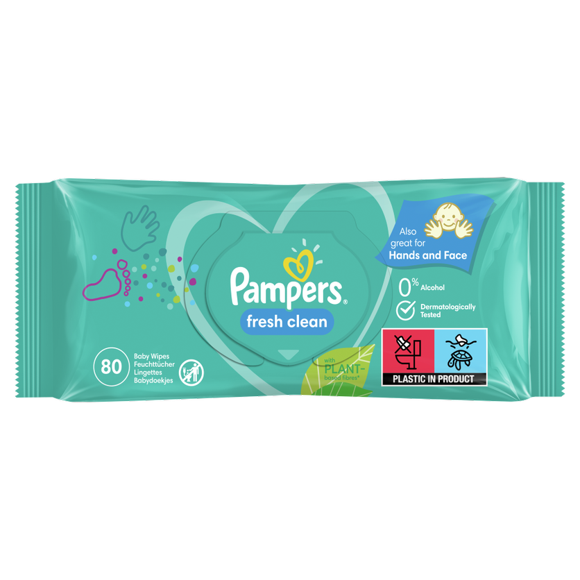 Pampers Fresh Clean Salviettine umide (80 pz)