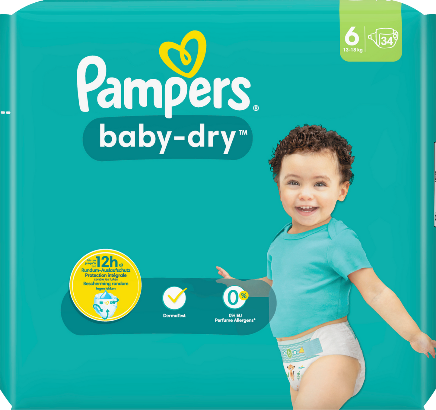 Pampers Baby Dry T6 XL 13-18 Kg (4x34 pz)