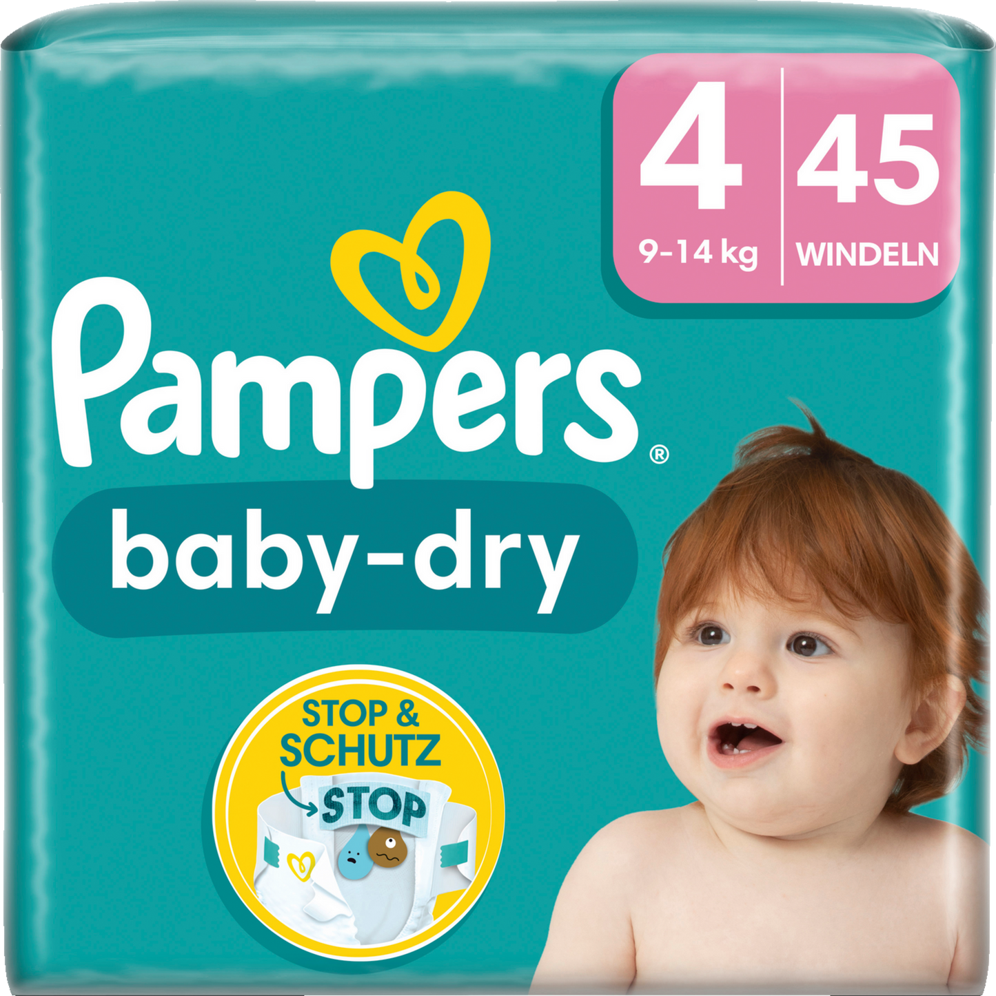 Pampers Baby Dry T4 Maxi 9-14 Kg (4x45 pz)