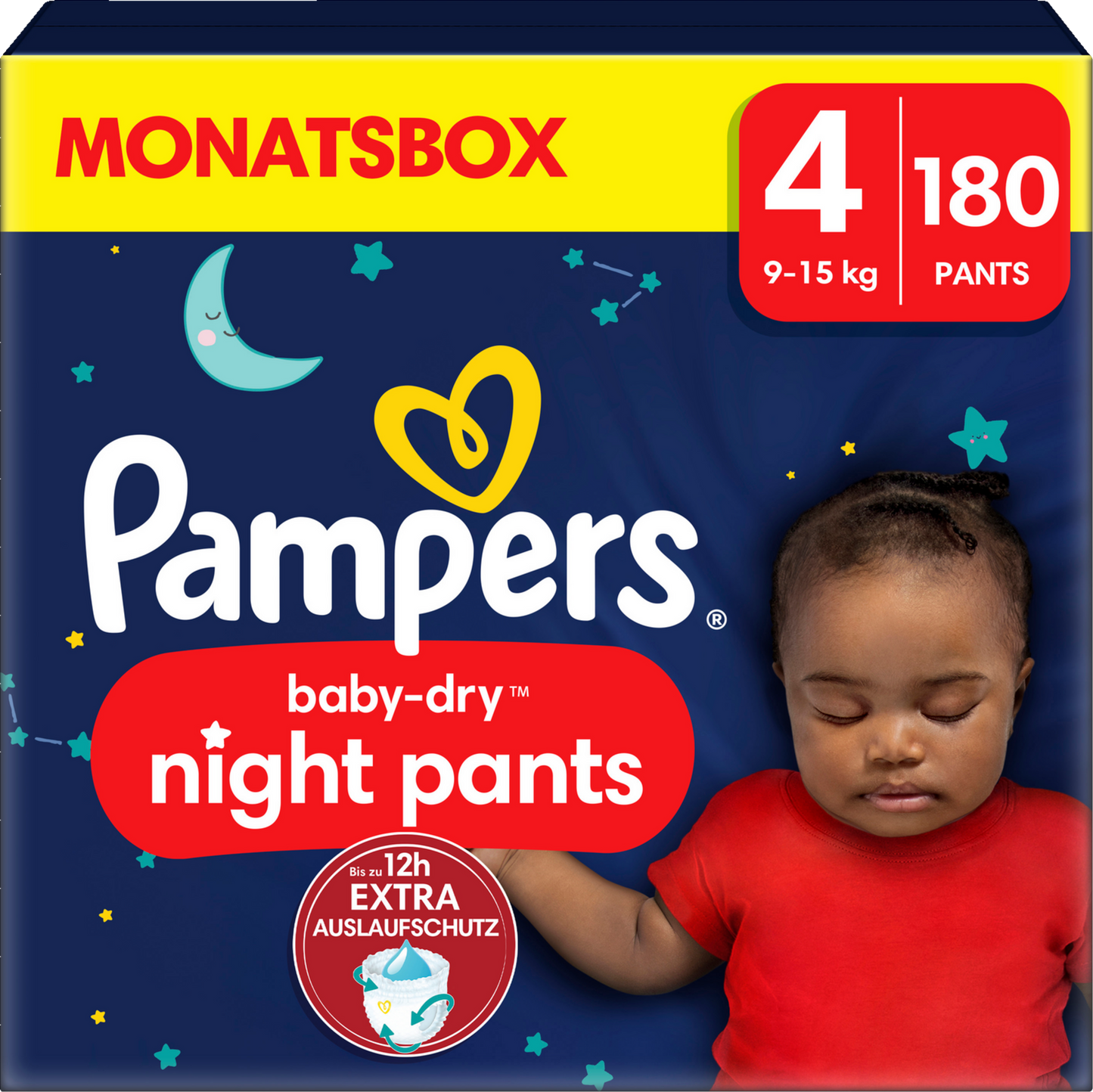 Pampers Baby-Dry Night Pants T4 Maxi 9-15kg Box (180 pz)