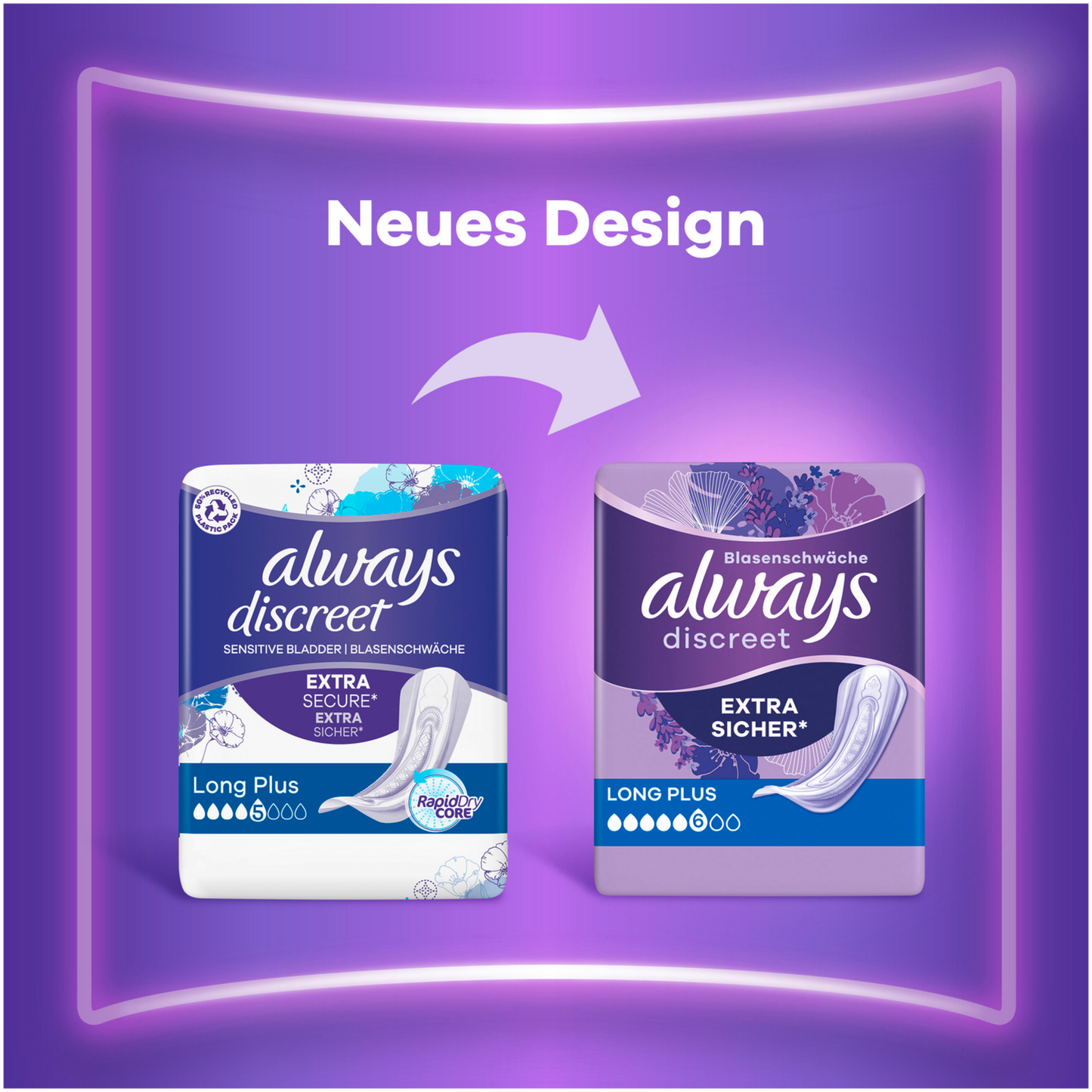 Always Discreet Assorbenti Per Incontinenza Long Plus (64 pz) Confezione Mensile