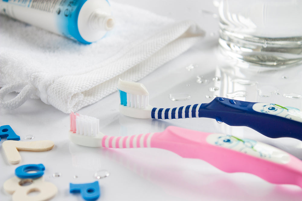 Brosse à dents pour enfants 0-3 ans rose (1 pces)