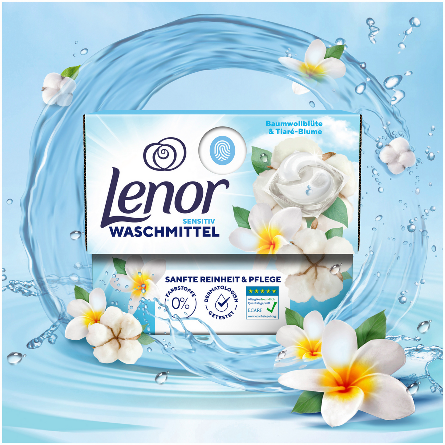 Lenor All-in-1 Pods Sensitive 15 Lavaggi