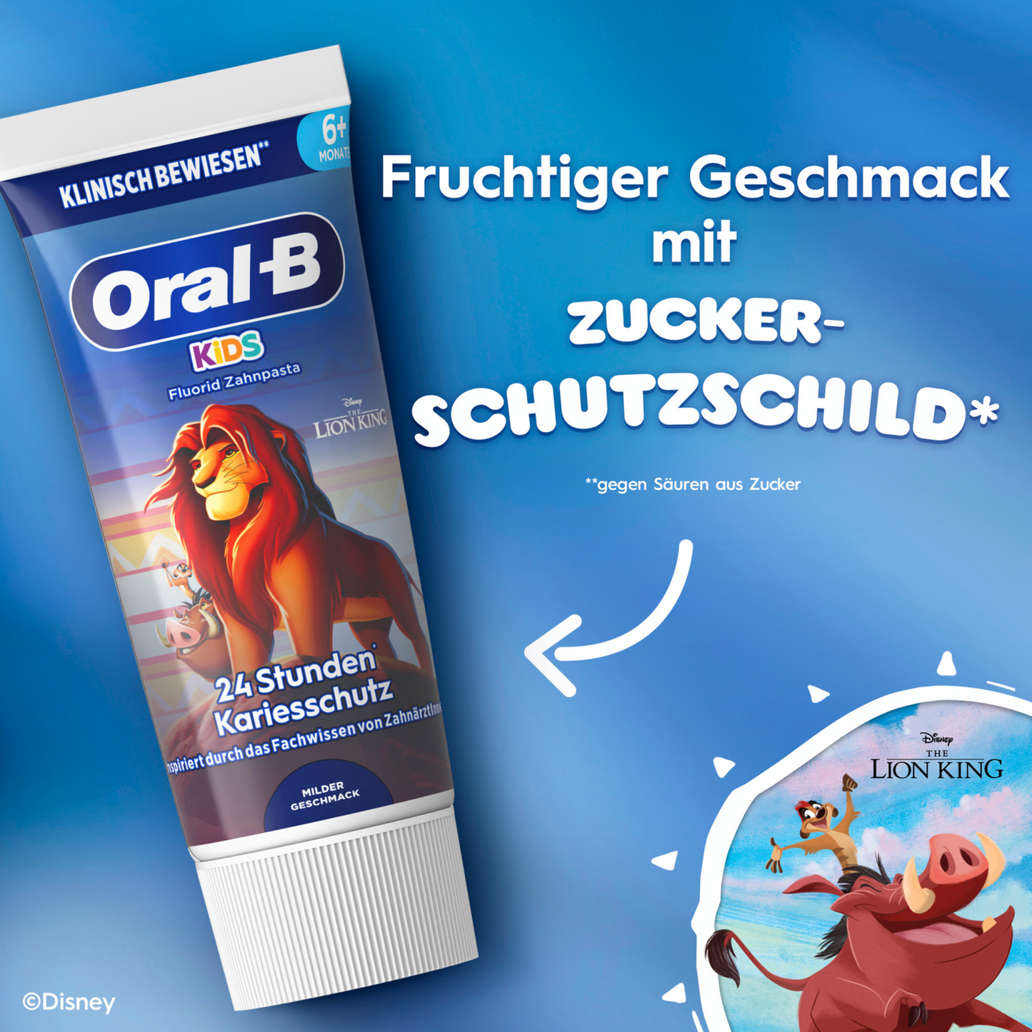 Oral-B Dentifrice pour les enfants - 0 à 6 ans (60 ml)