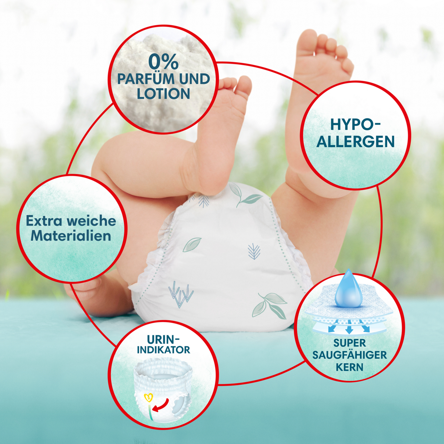 Pampers Harmonie Pants T5 Junior 12-17kg (144 pces) Pack mensuel