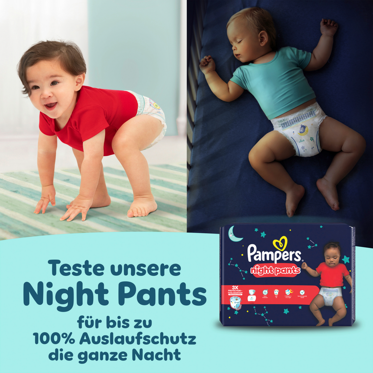 Pampers Premium Protection Pants T5 Junior 12-17 Kg Box (144 pz)
