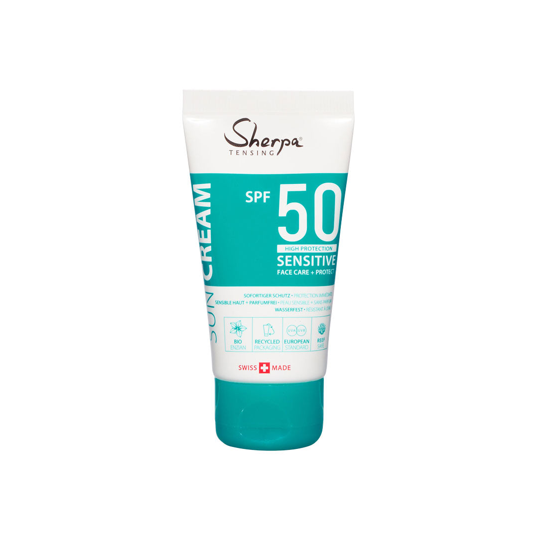 Sherpa Tensing Crème Solaire SPF 50 SENSITIVE 50ml