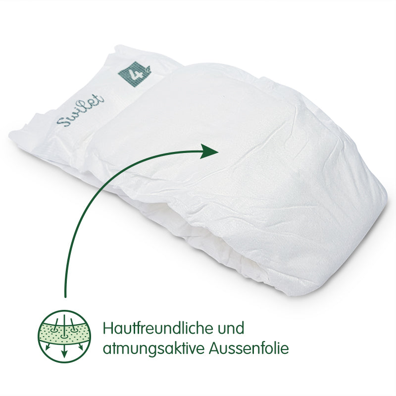 Swilet - Pannolino Bio T4 Maxi 7-18Kg (12x 40 pz) Cartone Doppio