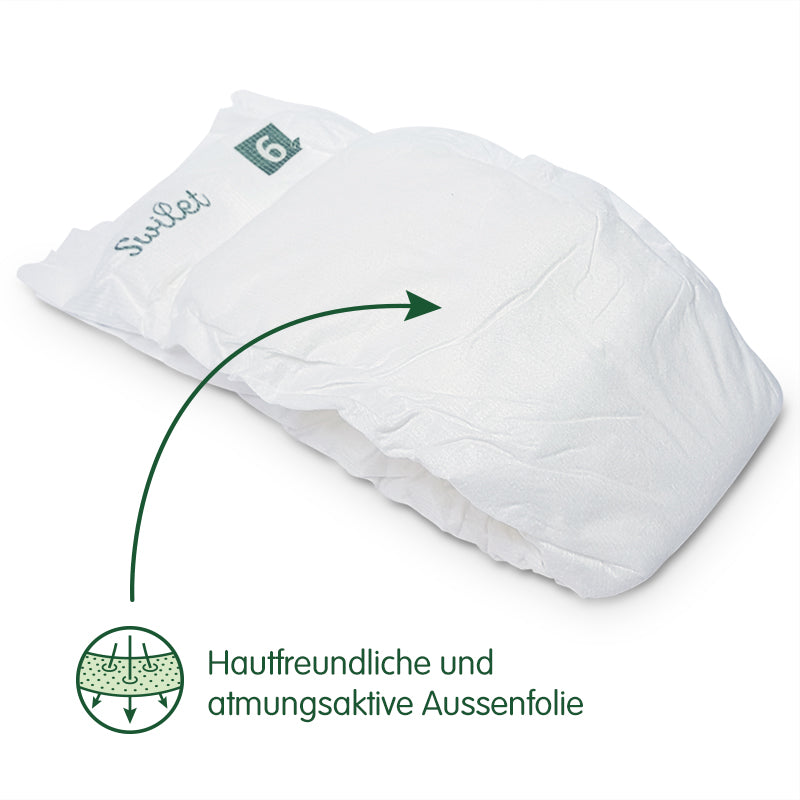 Swilet - Pannolino Bio T6 XL 15-30kg (32 pz) Sacchetto