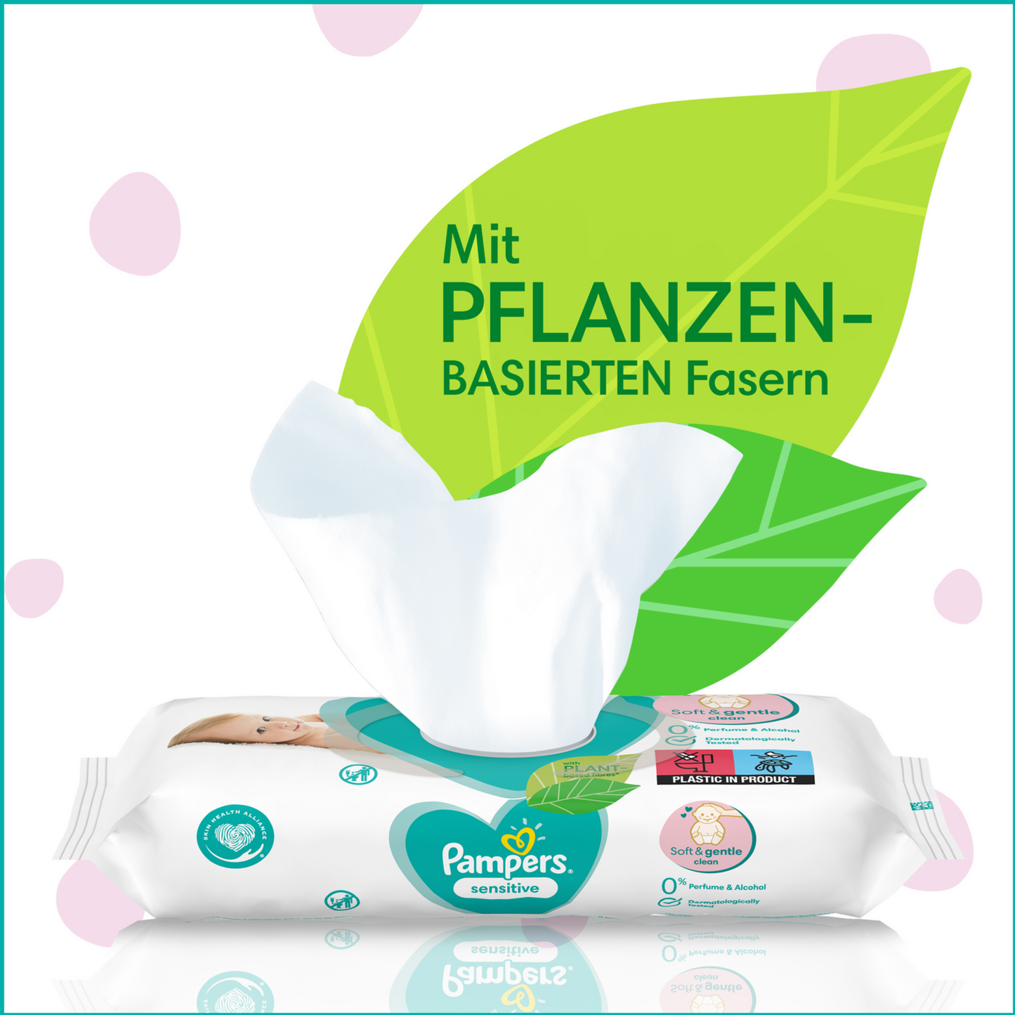 Pampers salviettine umidificate sensitive (80 pz)