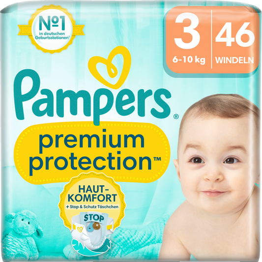 Pampers Premium Protection Gr.3 Midi 6-10kg (3x46 STK)