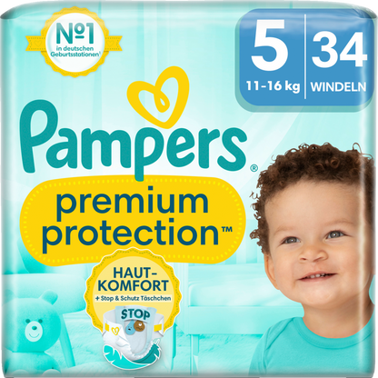 Pampers Premium Protection T5 Junior 11-16kg (4x34 pces)