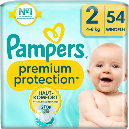 Pampers Premium Protection T2 Mini 4-8kg (3x54 pces) 