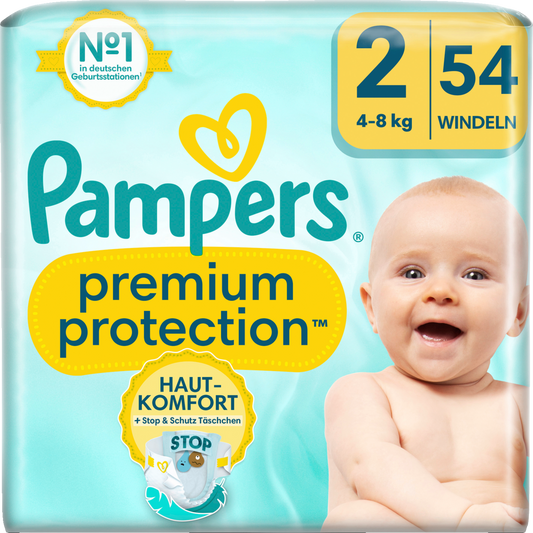 Pampers Premium Protection Gr.2 Mini 4-8kg (3x54 STK)