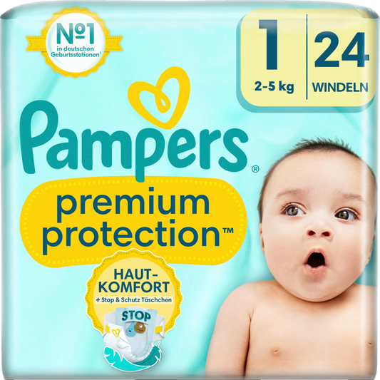 Pampers Premium Protection Gr.1  Newborn (2-5kg) (4 x 24 STK)