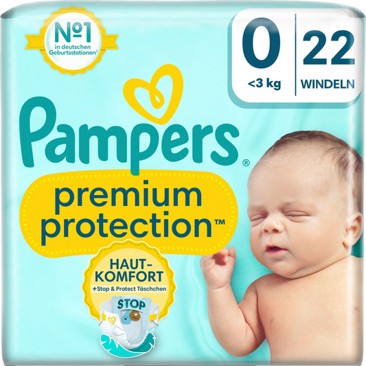 Pampers Premium Protection Gr.0 Micro <3kg  6x22 STK