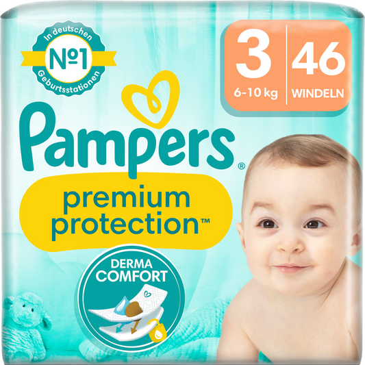 Pampers Premium Protection T3 Midi 6-10kg (3x46 pces) 