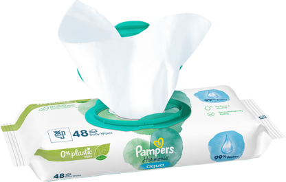 Pampers Harmonie Aqua Feuchttücher (48 STK) Beutel