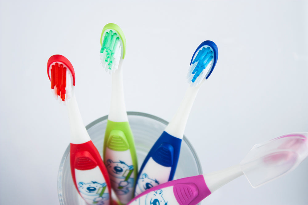 Kinderzahnbürste 3-7 Jahre blau (1 STK)