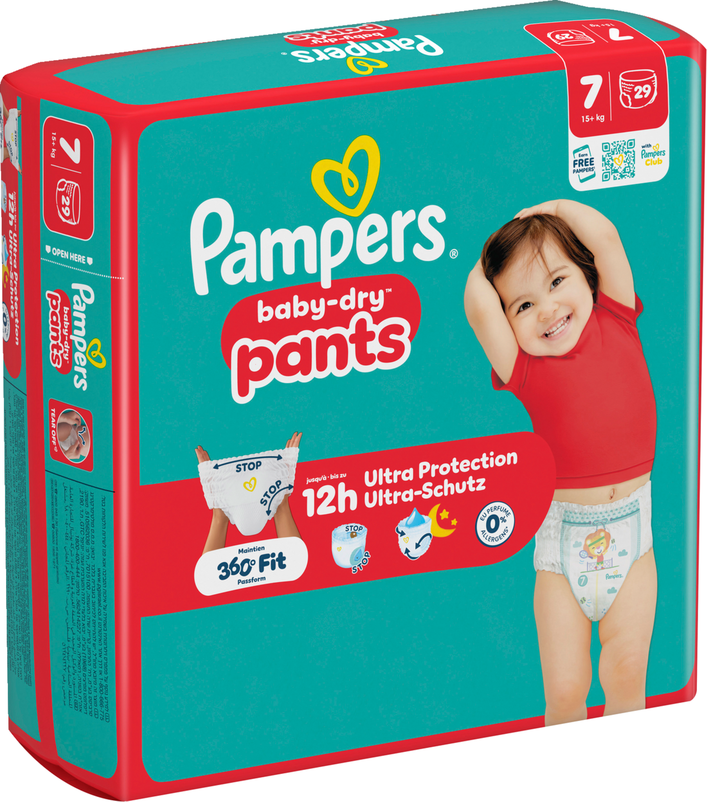 Pampers Baby-Dry PANTS T7 XXL +15kg (3 x 29 pces)