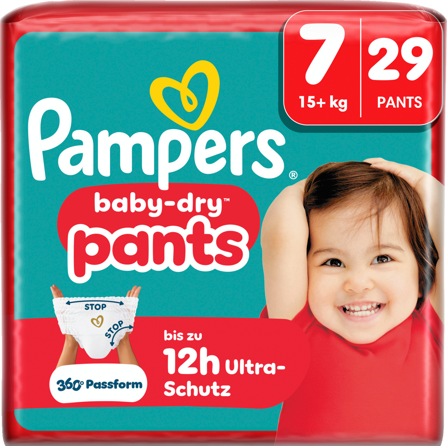 Pampers Baby-Dry PANTS T7 XXL +15kg (3 x 29 pces)