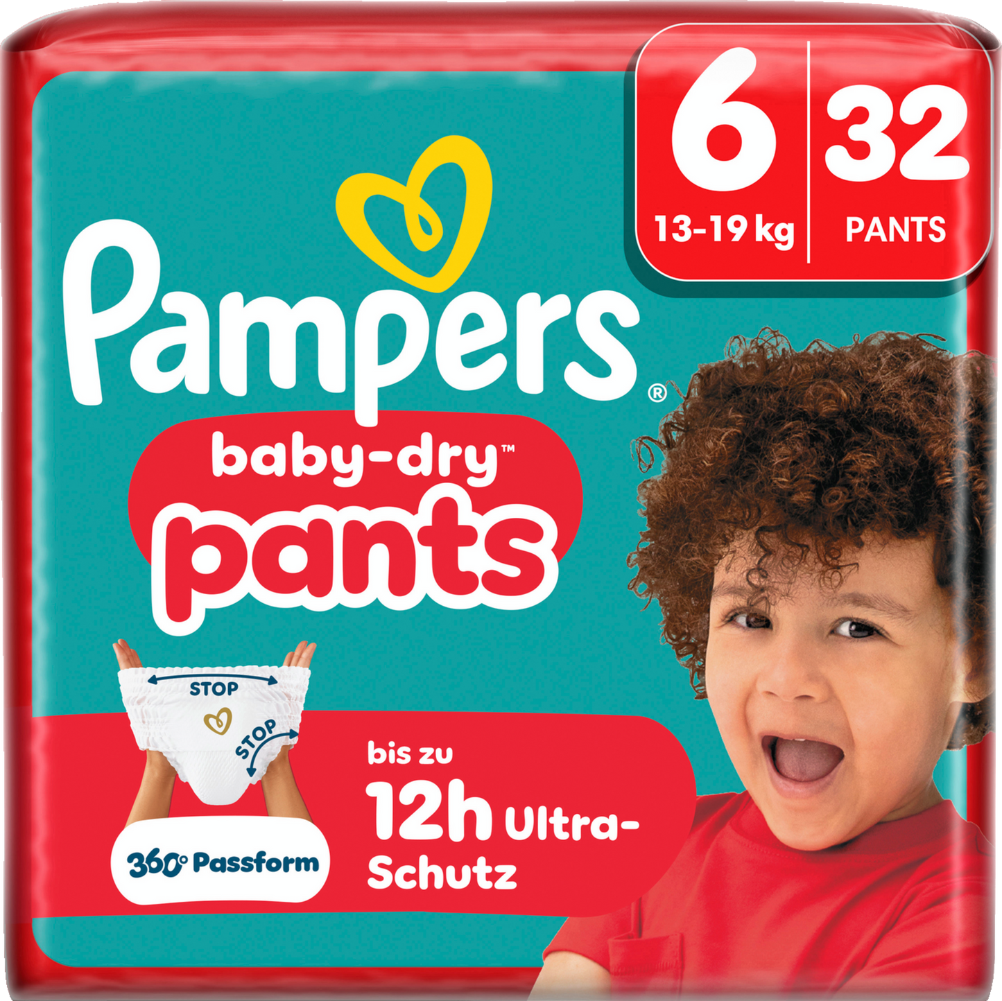 Pampers Baby-Dry PANTS Gr. 6 XL 13-19kg (3 x 32 STK)