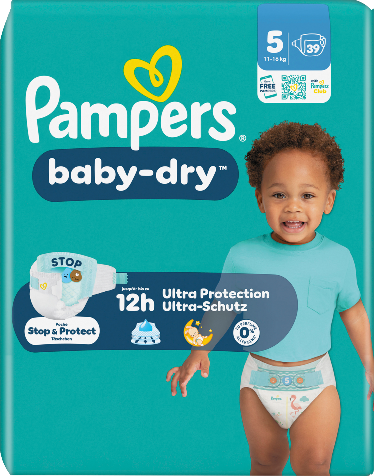 Pampers Baby-Dry T5 Junior 11-16kg (4x39 pz) 