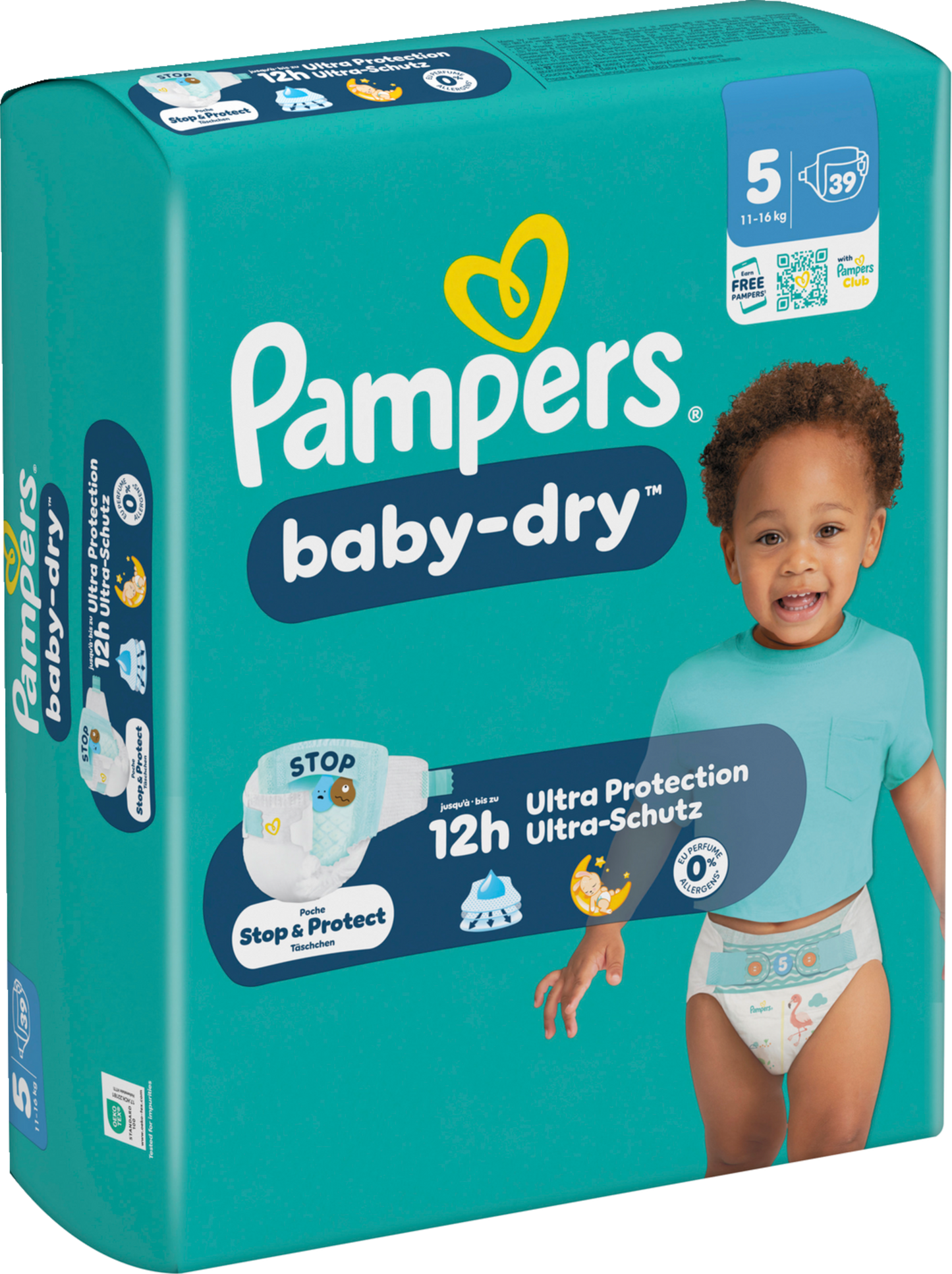 Pampers Baby-Dry T5 Junior 11-16kg (4x39 pz) 
