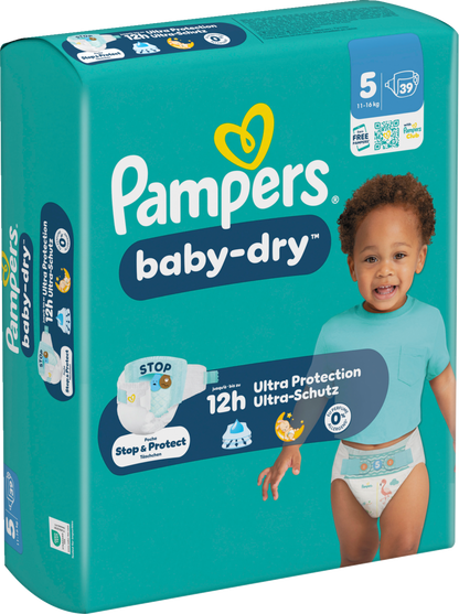 Pampers Baby-Dry T5 Junior 11-16kg (4x39 pz) 
